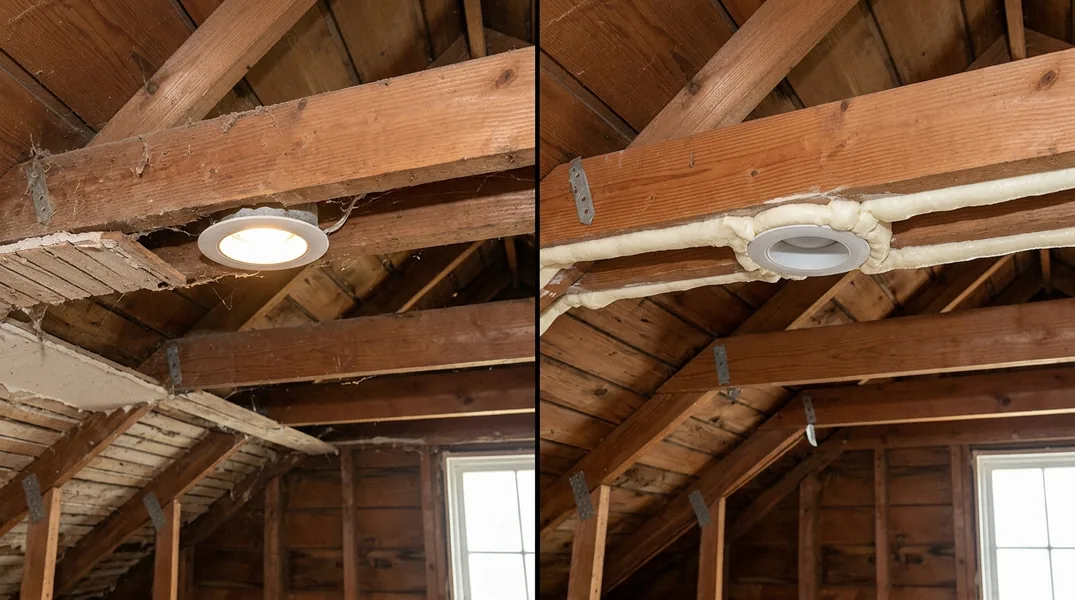 Lake-Effect Snow and Ice Dams: Why Rochester Attics Need Air Sealing Before More Insulation