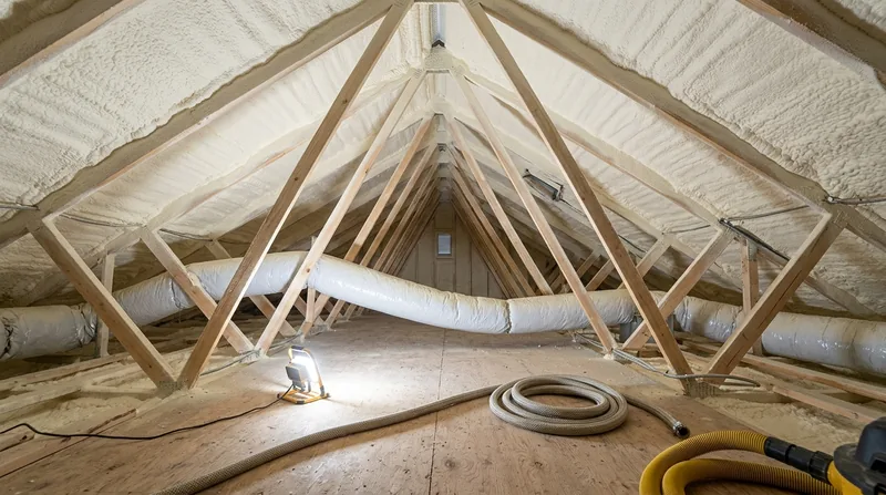Attic Spray Foam Insulation Rochester